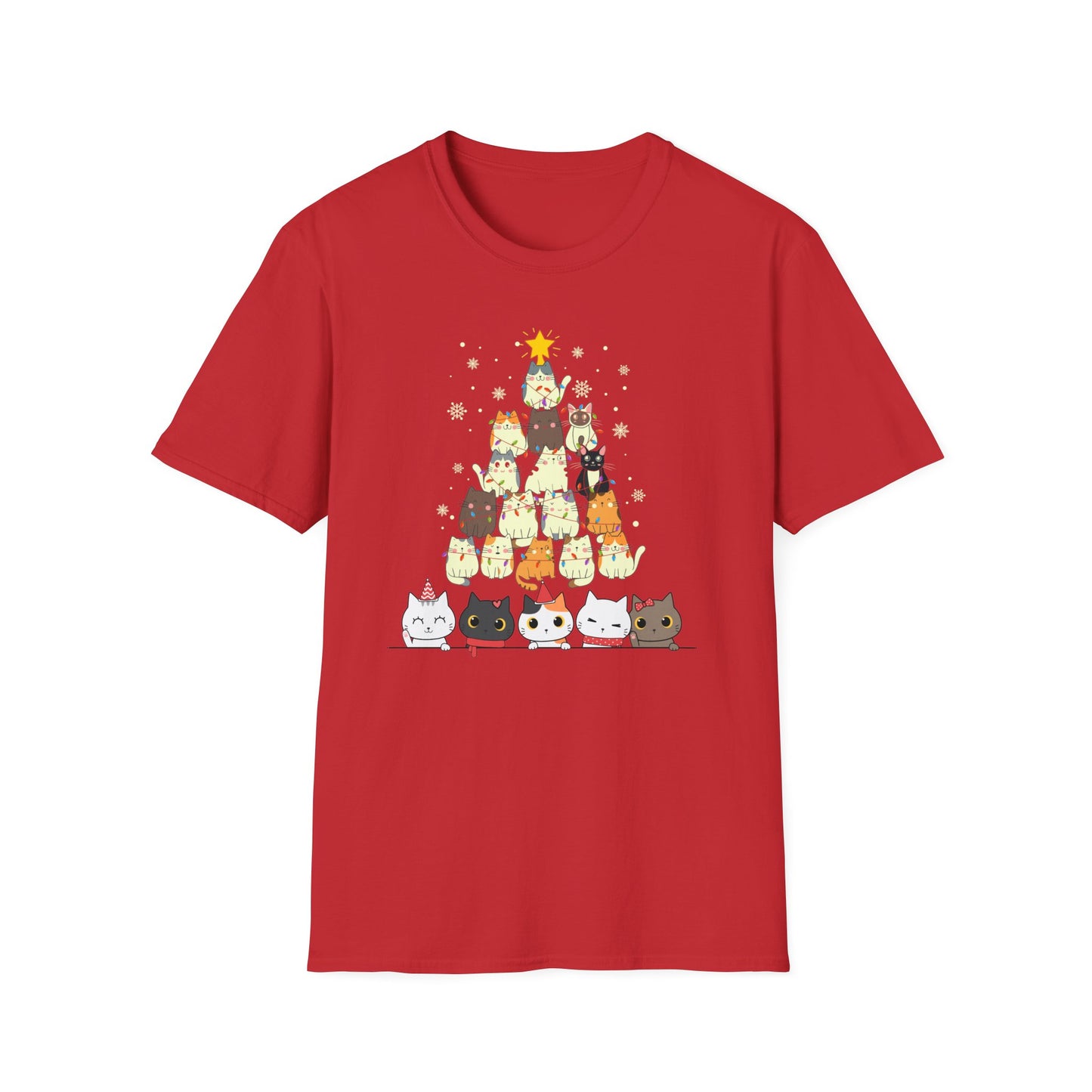 Christmas T Shirt for Kitty Mom gifts for Cat Moms T-shirts for Christmas Tee Shirt for Cat Lover gifts for Her gift for Women's Christmas