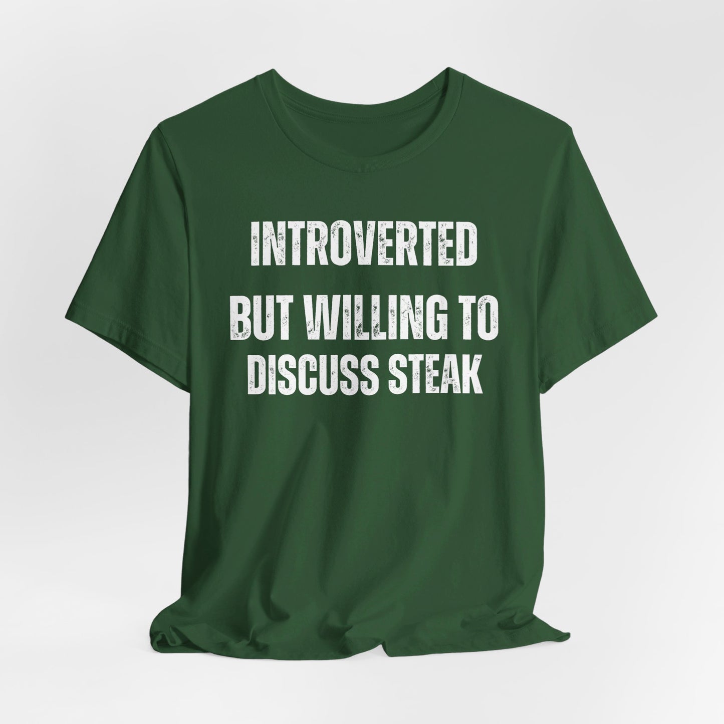 Steak Shirt for Carnivore Diet gift for Introverts gifts for Introverted T Shirt for Introvert gift ideas for Christmas present Meat Lover
