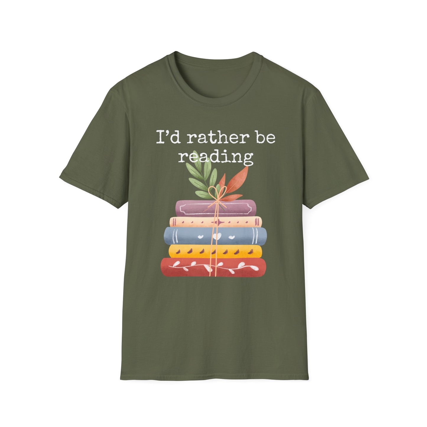 I'd Rather Be Reading T Shirt for Book Lover Tshirt for Reading Lover gift ideas for Christmas present for Bookworm Shirt for Nerd gifts