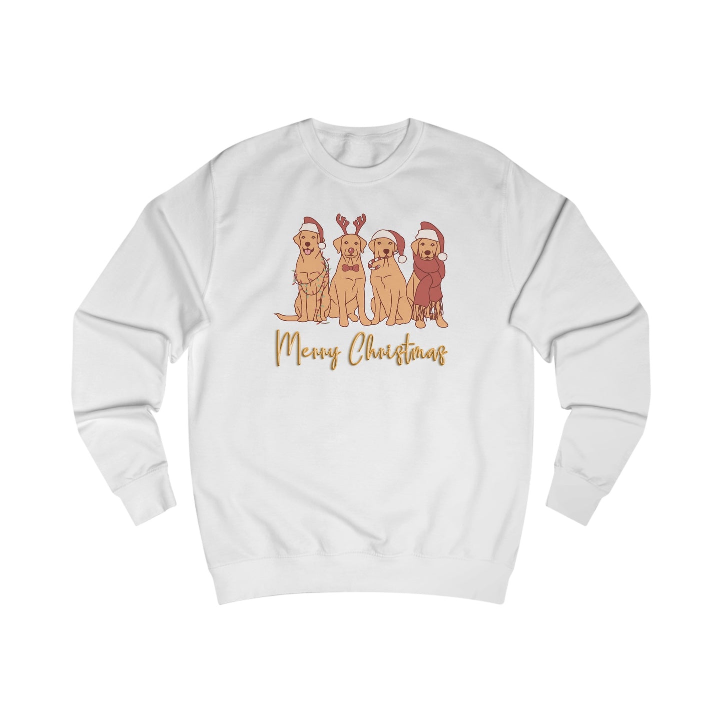 Golden Retriever Sweatshirt for Golden Retriever Lover gift for Golden retriever Mom gifts for Women Sweatshirts for Merry Christmas Sweater
