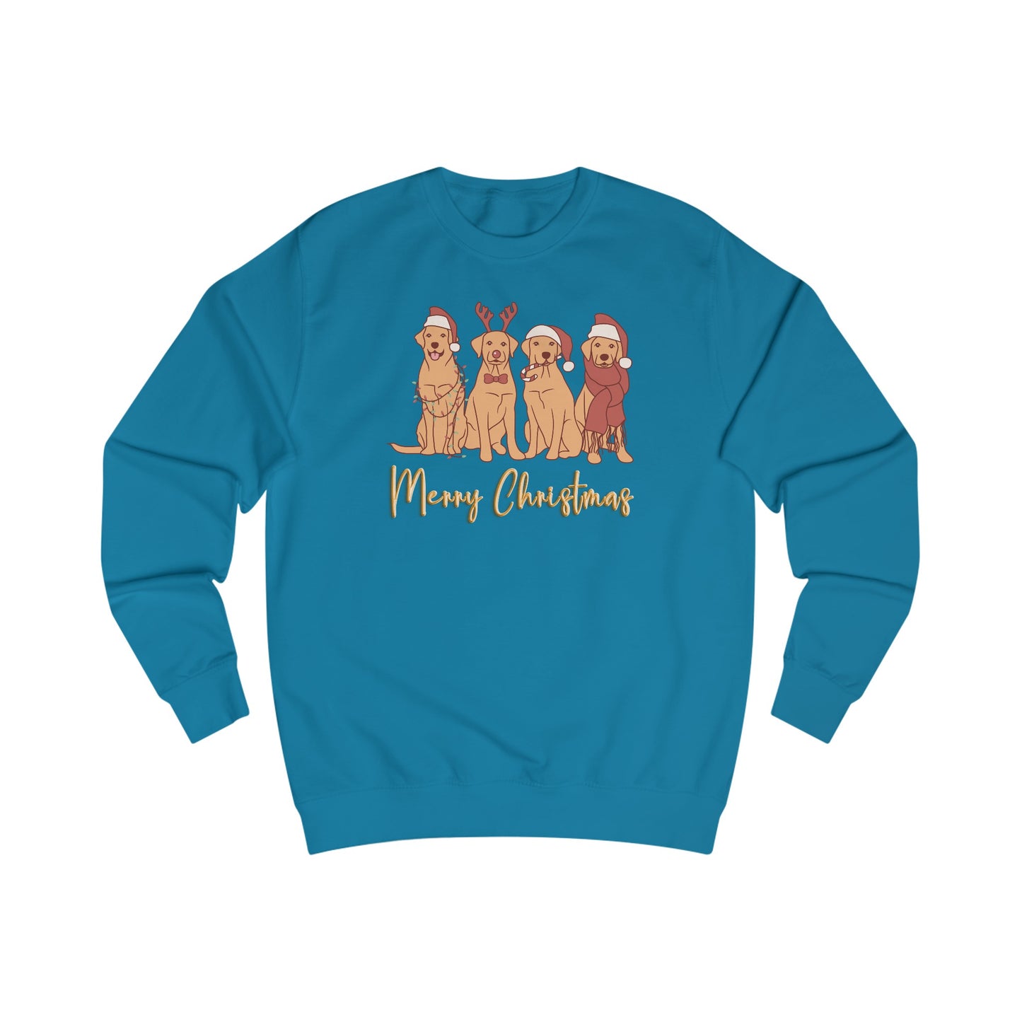 Golden Retriever Sweatshirt for Golden Retriever Lover gift for Golden retriever Mom gifts for Women Sweatshirts for Merry Christmas Sweater