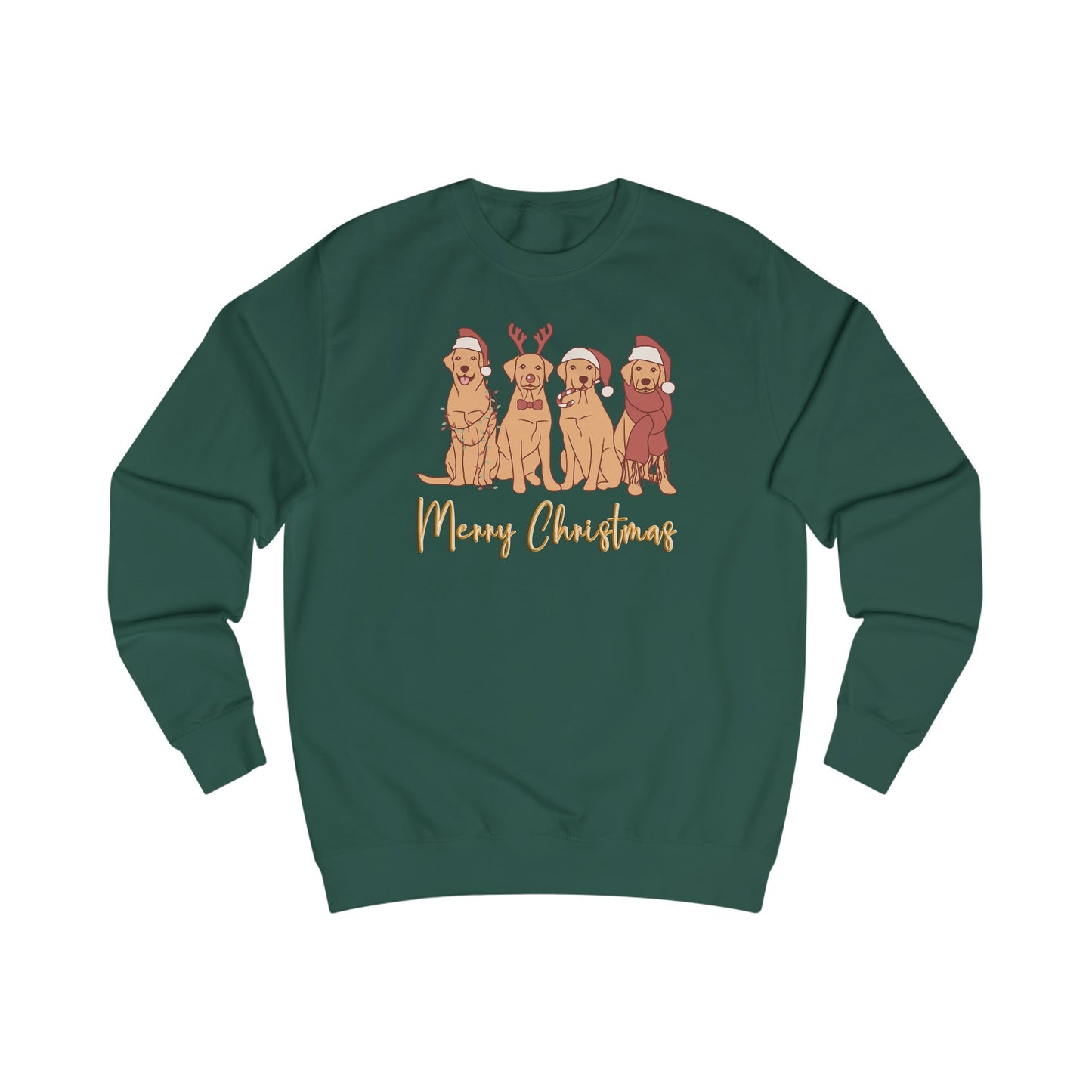 Golden Retriever Sweatshirt for Golden Retriever Lover gift for Golden retriever Mom gifts for Women Sweatshirts for Merry Christmas Sweater