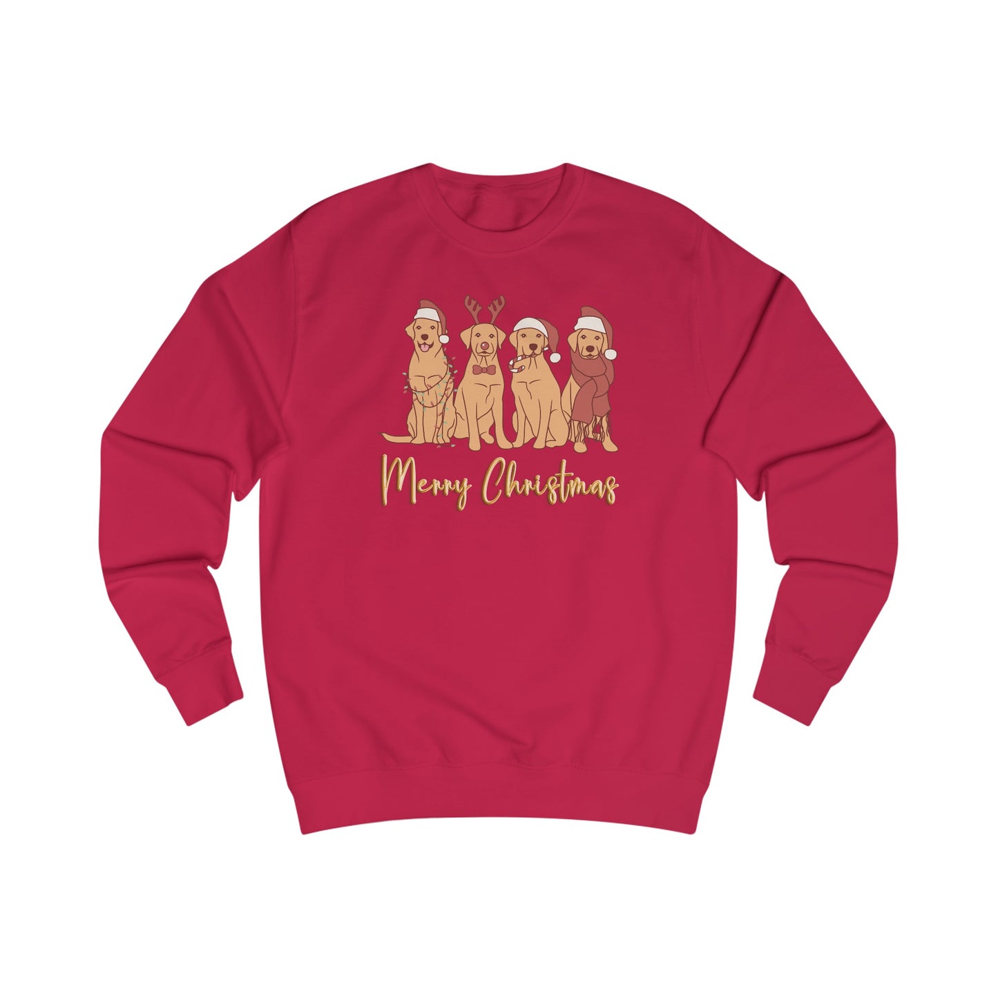 Golden Retriever Sweatshirt for Golden Retriever Lover gift for Golden retriever Mom gifts for Women Sweatshirts for Merry Christmas Sweater