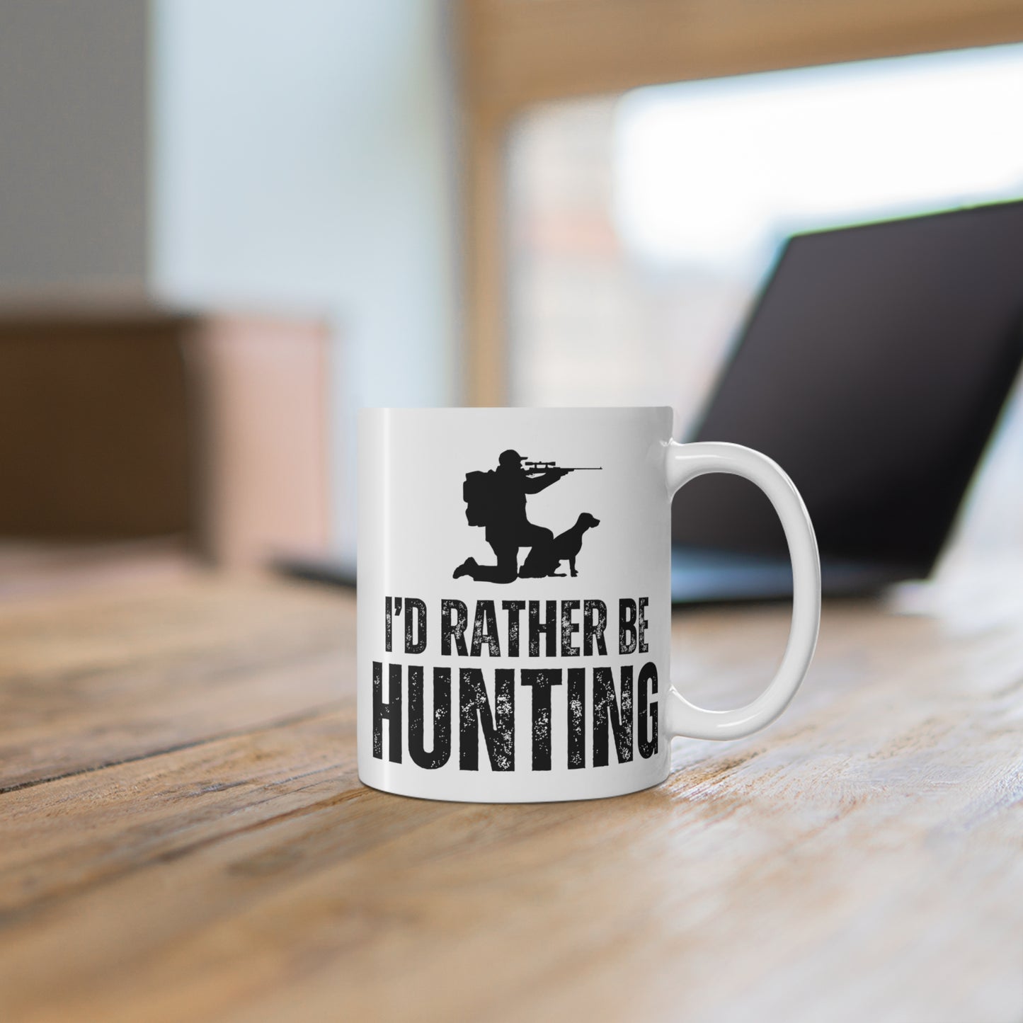 I'd Rather Be Hunting Mugs Hunting Lover Mug for Hunter gifts for Him Funny Hunting Dog Mugs for Outdoors Men Hunting Coffee Mug 11oz