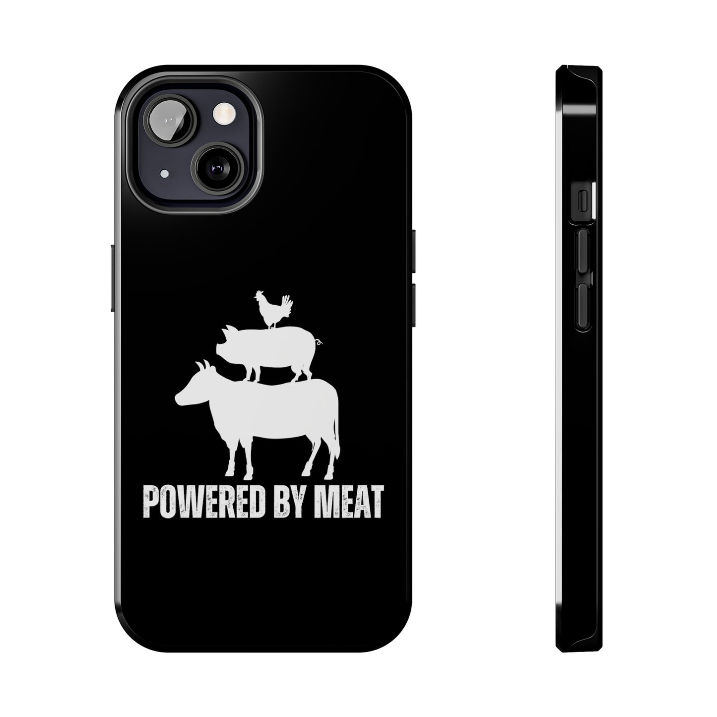 Carnivore Phone Case Powered By Meat Funny Phone case for Carnivore gift for Lion Lover gift for him or her