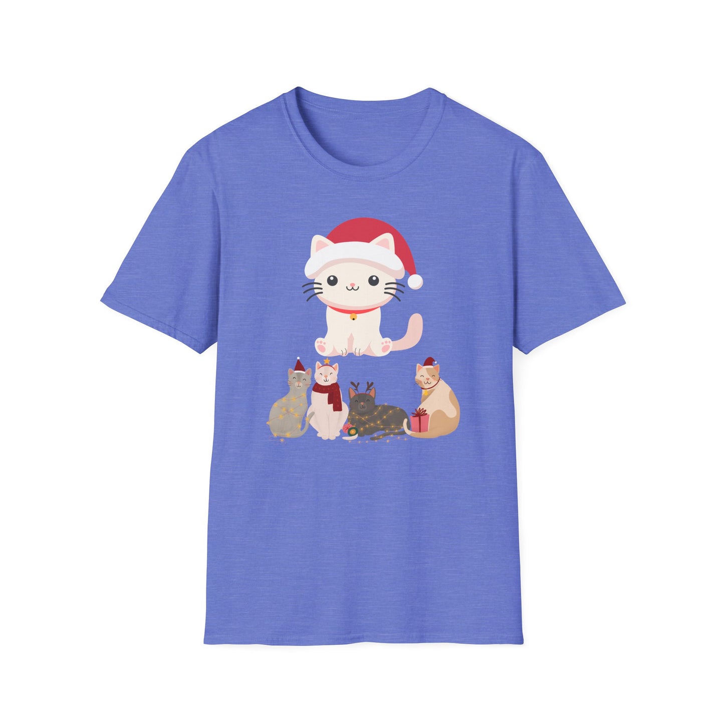 Kitten T Shirt for Christmas Tshirts for Cats Holiday T-shirt for Cat Lover present for Christmas presents for Lady Lady gift for Women