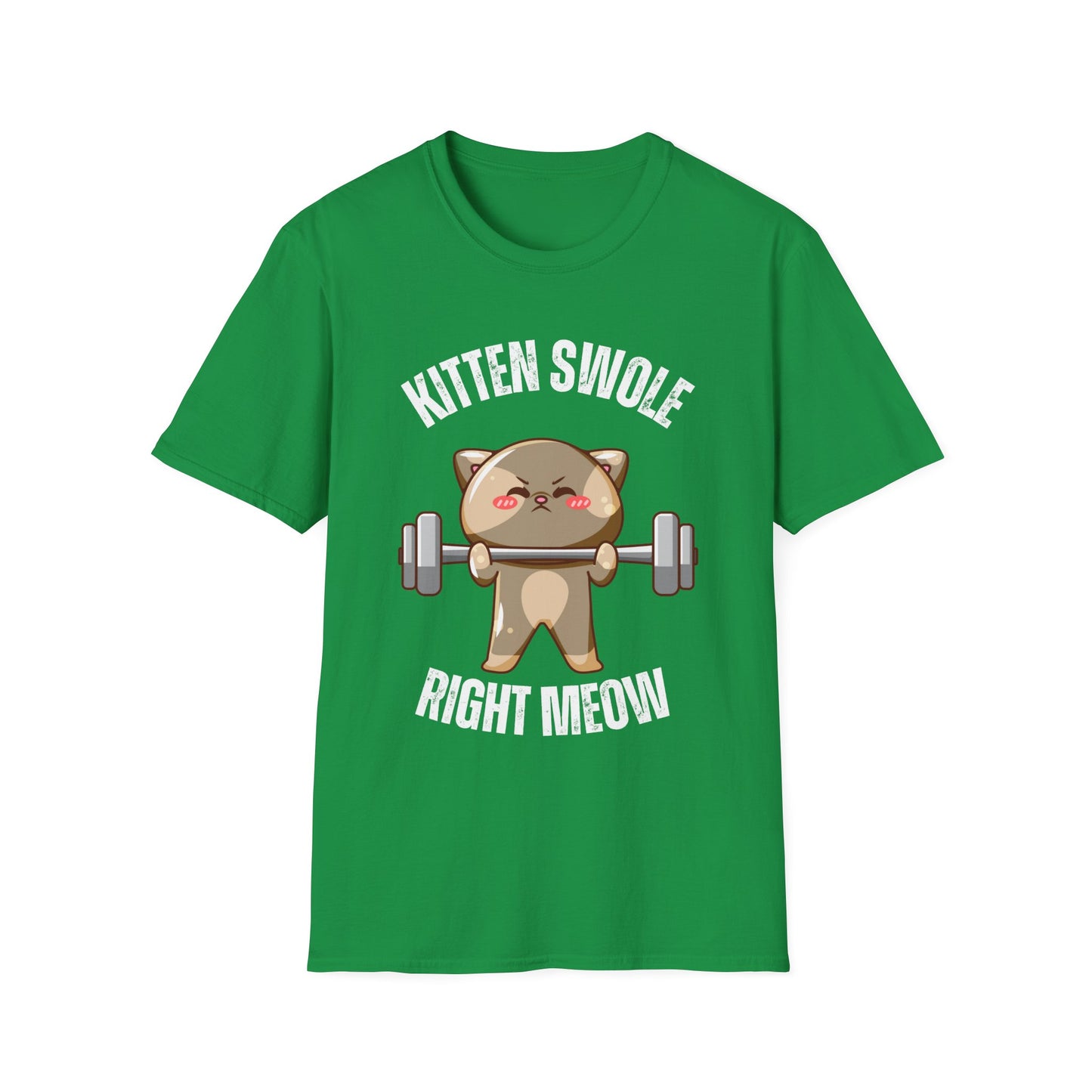 Funny Workout T-Shirt for Cat Lover gift for Gym Lover T Shirt, Funny Cat Shirt for Fitness Lover gift for Cat Lovers KITTEN Swole