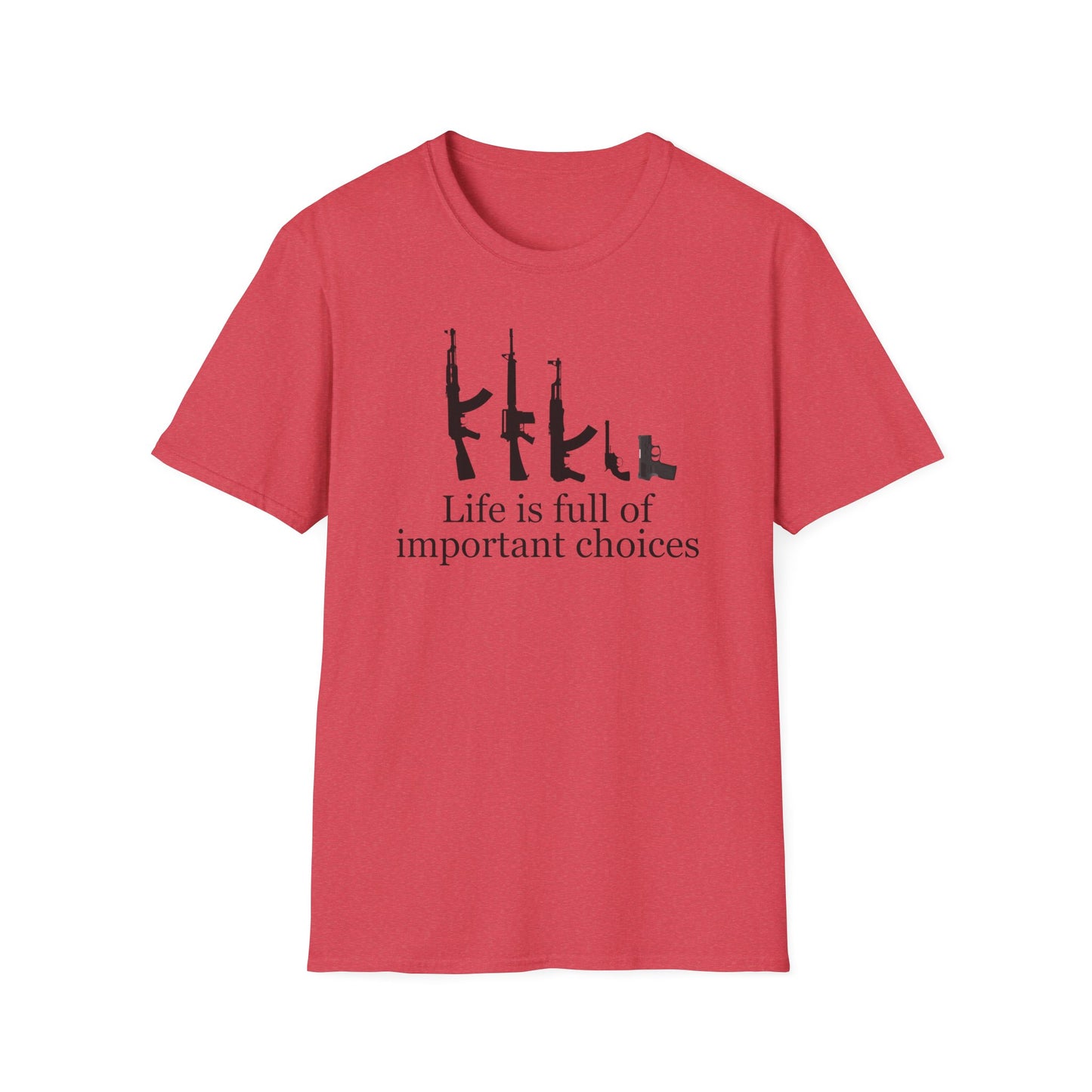 Gun T Shirt Life is Full of Important Choices T-shirt for 2024 Election T Shirt Hunting Shirt for Hunter gift for Gun Lovers Shooting Range