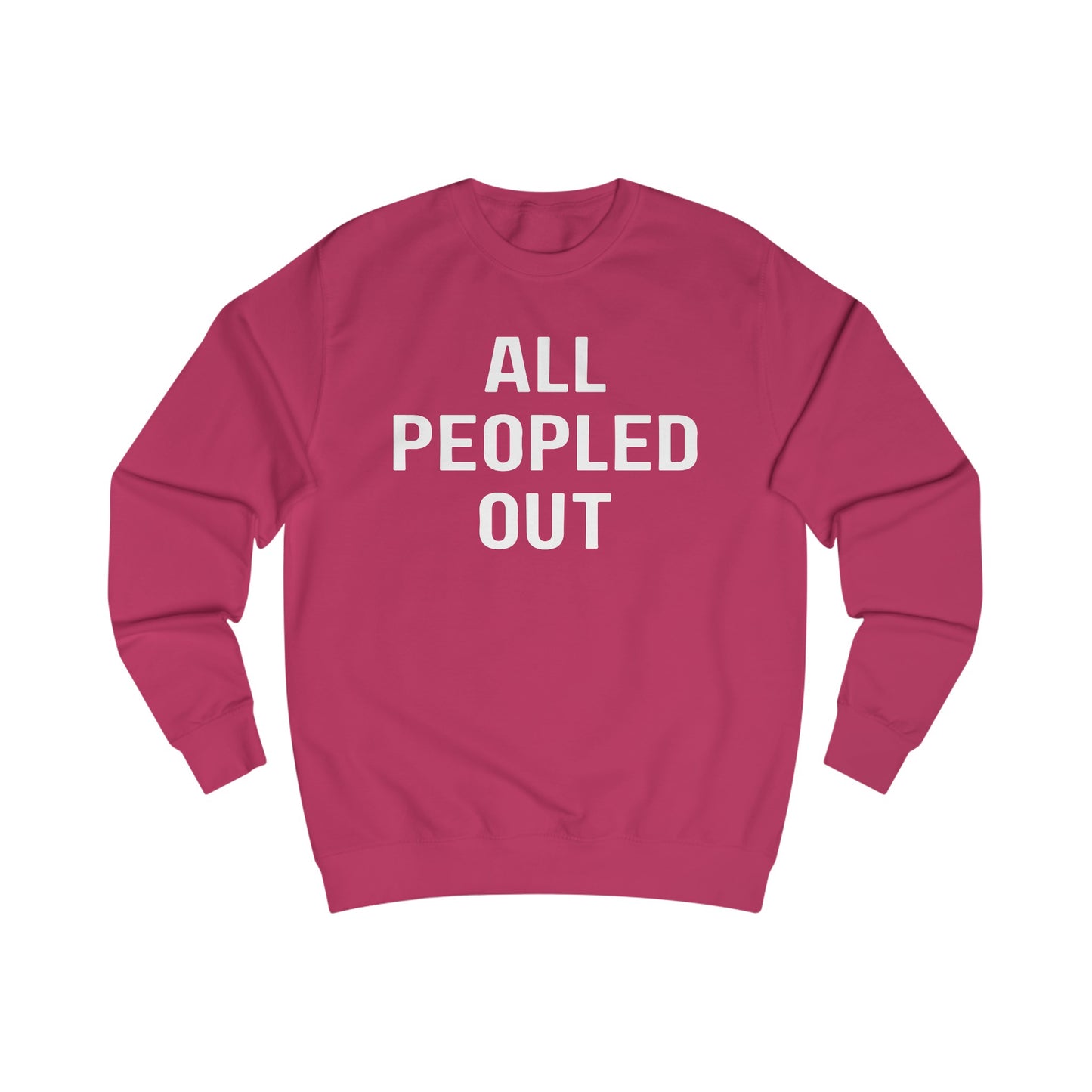All Peopled Out Sweatshirt for Introvert gift for ADHD friend Too Peopley Crewneck Sweater Funny Introverted gift Homebody Sweatshirts