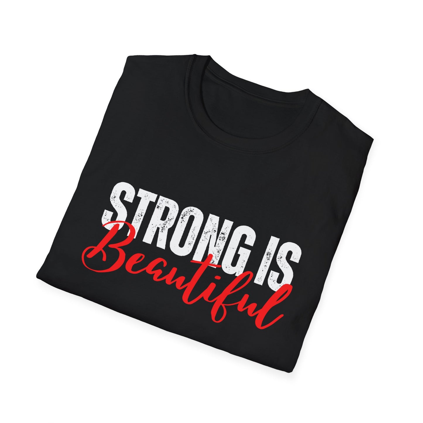 Strong is Beautiful Workout Shirt for Fitness Lover gift for Gym T-shirt for Workout Lover gift for Her Weightlifting Tee Powerlifting