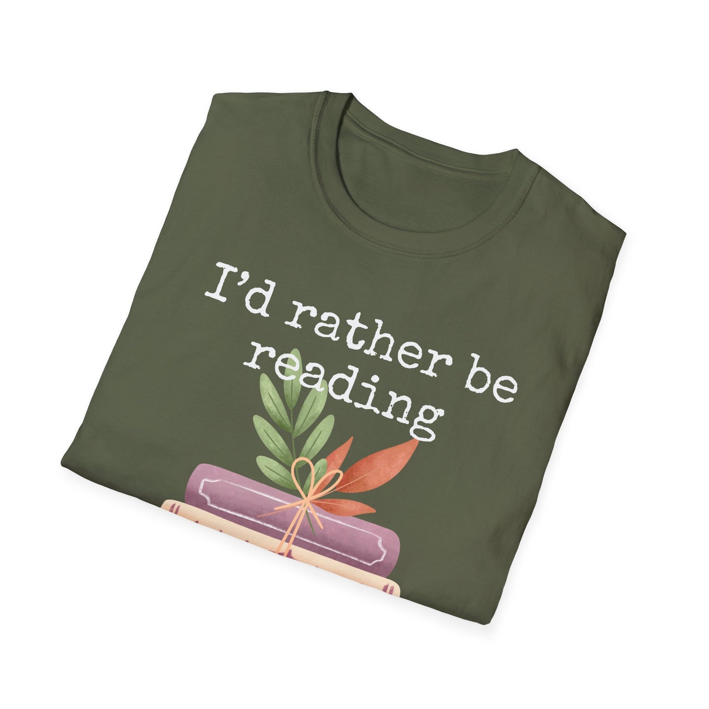 I'd Rather Be Reading T Shirt for Book Lover Tshirt for Reading Lover gift ideas for Christmas present for Bookworm Shirt for Nerd gifts
