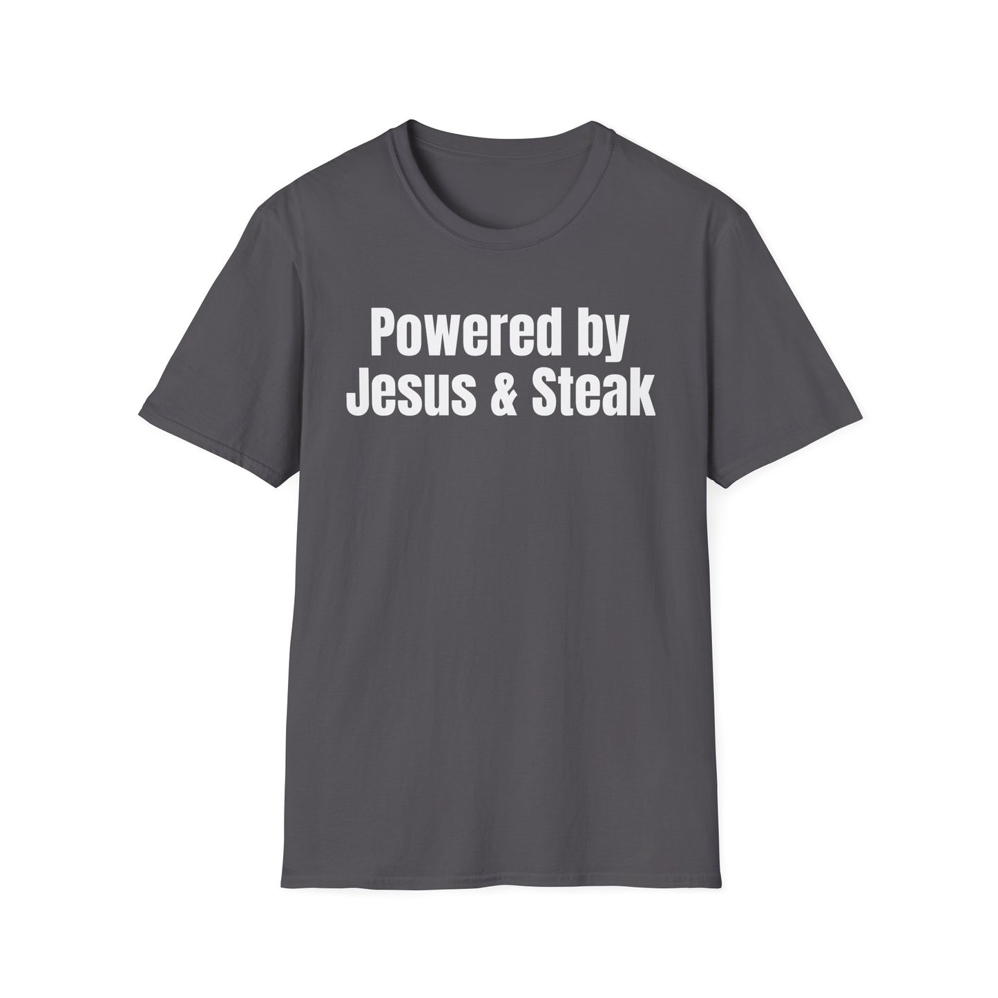Jesus and Seak T Shirt for Gym Shirts for Christian gifts for Gym Lovers gift Religious Christian T-Shirt for Meat Lovers, Jesus-Powered Tee