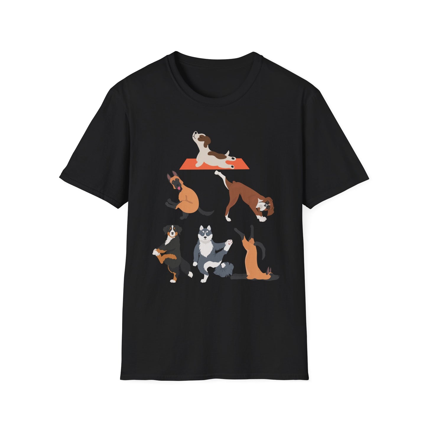 Yoga Dogs T-shirt Dog Yoga Shirt Funny Dog T-shirt for Dog Lover gift for Yoga Lover Gift Funny Yoga T Shirt Cute Dogs Doing Yoga Shirt