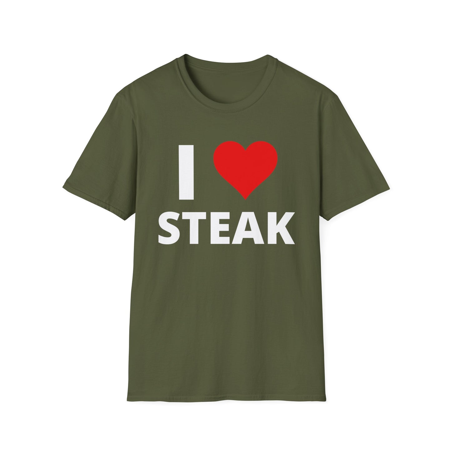 T-shirt STEAK for Steak Lover Gift for Meat Lover T Shirt For Meat Lovers Gift I Love Steak Shirt I Heart Steak Tee