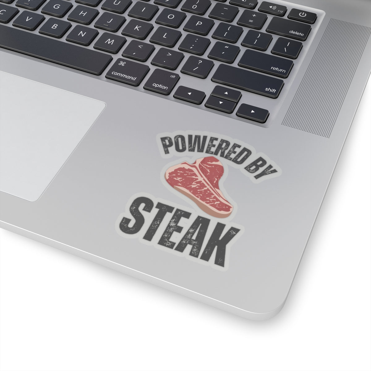 Powered by Steak Meat Lover sticker for Meat Lovers gifts Carnivore Diet sticker for Grilling gift for BBQ Barbecue Steak Lover gift
