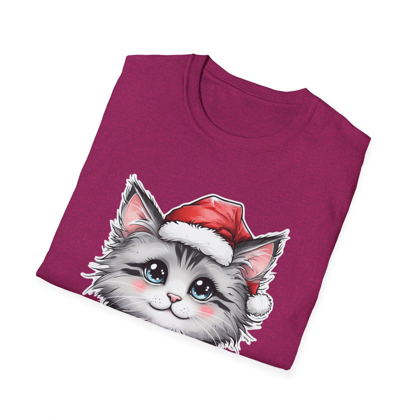 Kitten Christmas Tee Shirt First Time Cat Owner TShirt for Kitty T-shirts for Cat Moms present for Christmas Kitty T-shirt for Cat Owner Tee