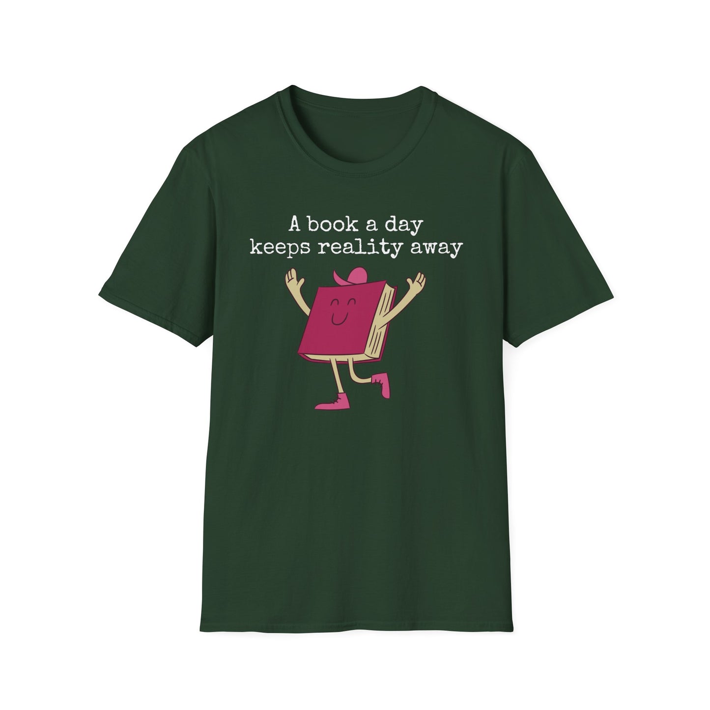 Bookish T Shirt for Reading Lover gift for Book Lover Tshirt Reading Shirt for BookWorm gifts for her A Book A Day Keeps Reality Away Tee
