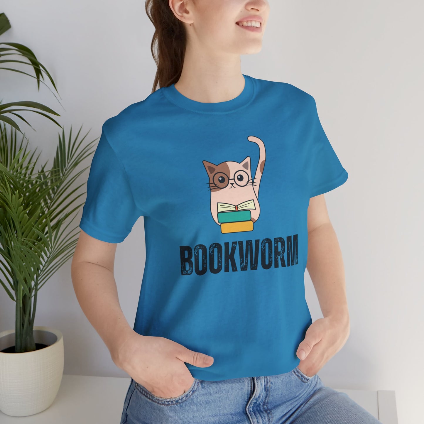 Book Worm Cat T-shirt Bookish shirt for Book Lover gift Cat Lover gift for Cats Mom T Shirt for Women's gifts for English Teacher gifts
