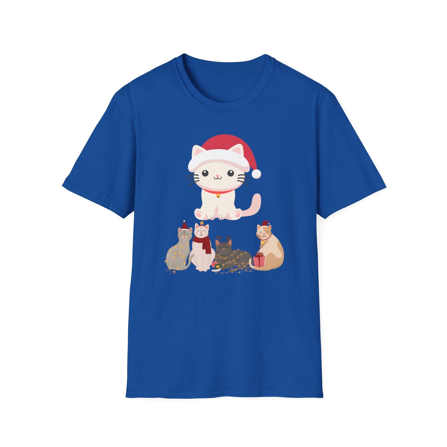 Kitten T Shirt for Christmas Tshirts for Cats Holiday T-shirt for Cat Lover present for Christmas presents for Lady Lady gift for Women