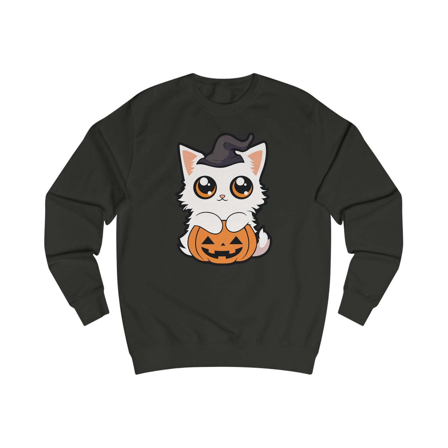 Halloween Cat Sweatshirt for Halloween gifts for Cat Mom gifts for Cat Lovers Sweatshirts Kitty Sweater for Halloween Sweaters for her gift