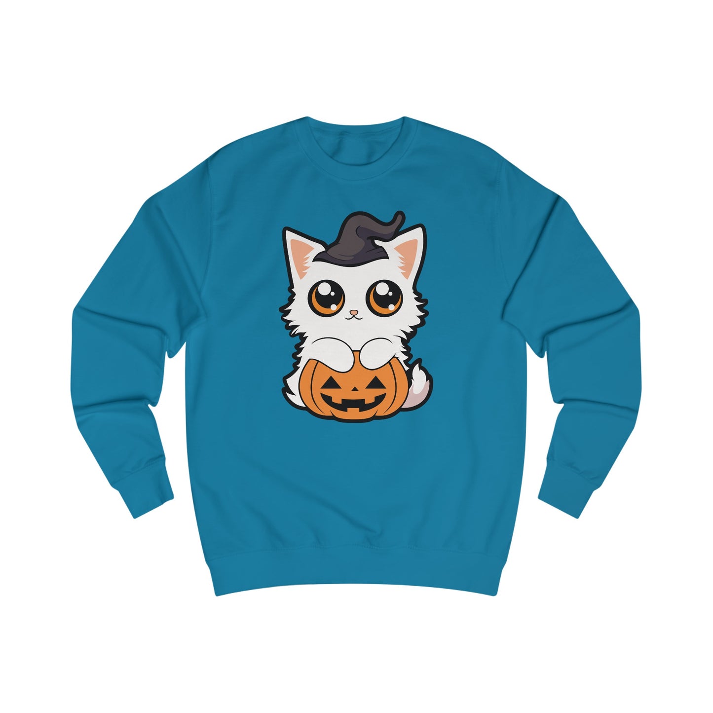 Halloween Cat Sweatshirt for Halloween gifts for Cat Mom gifts for Cat Lovers Sweatshirts Kitty Sweater for Halloween Sweaters for her gift