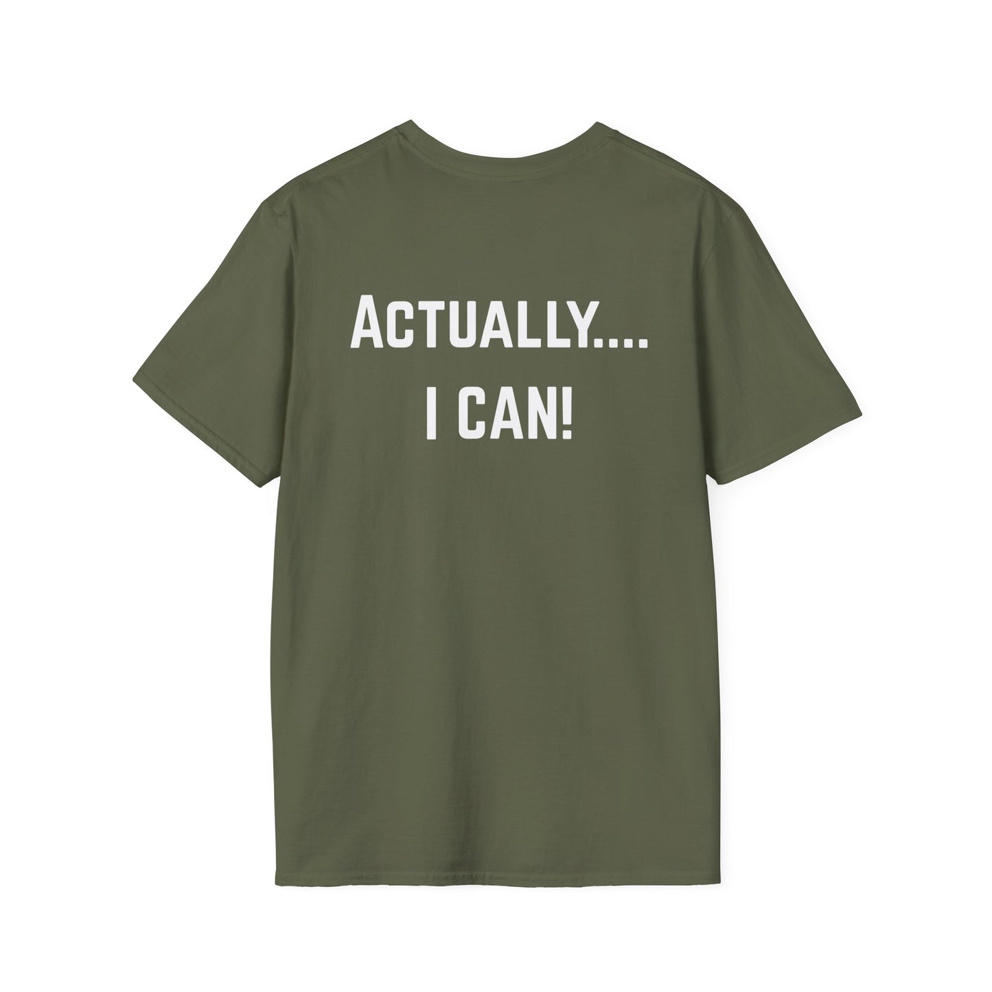 Positive Workout Tee Actually I Can T-shirt Fitness Motivation Gym Clothes for Fitness Lover gift Inspirational Gym Shirt Activewear Top