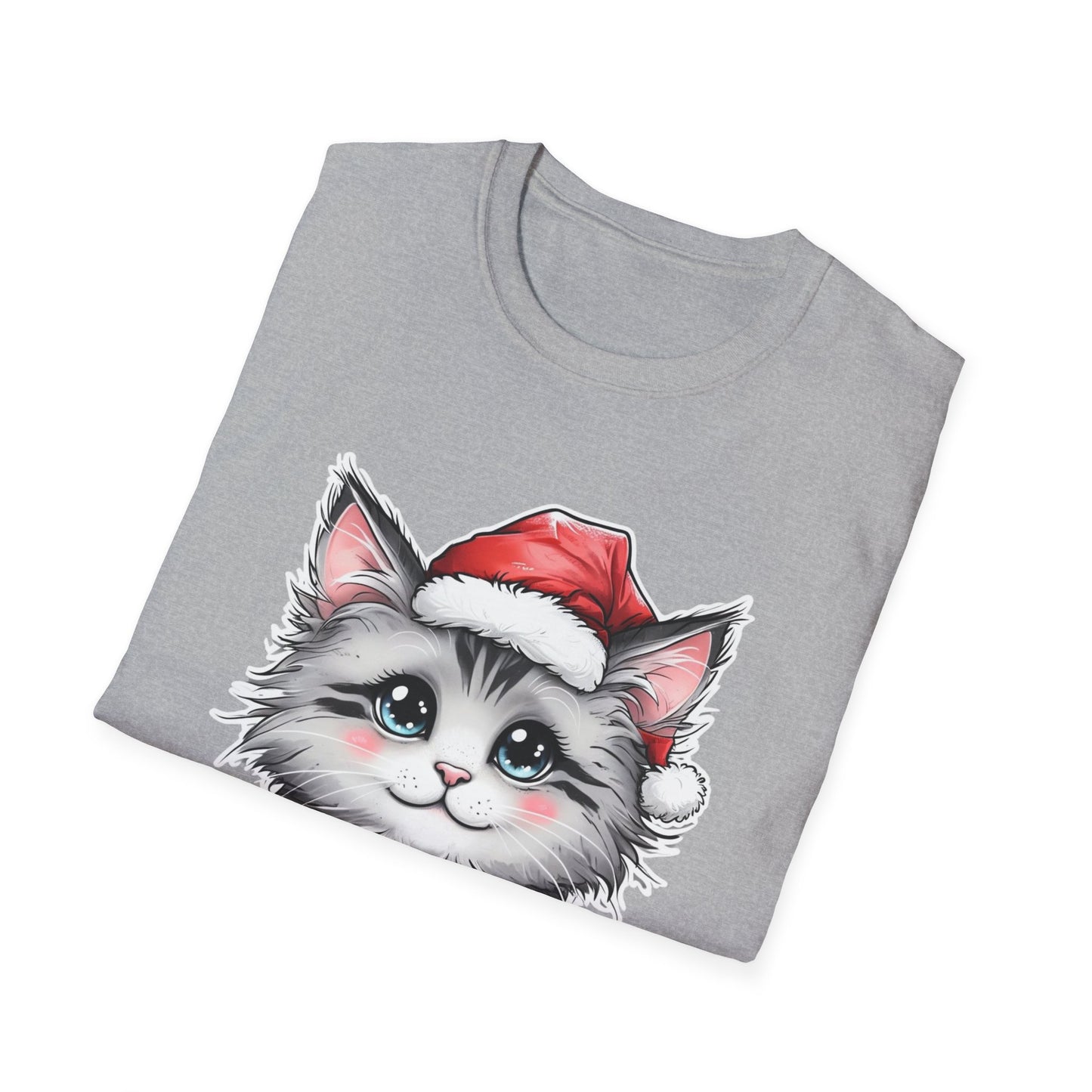 Kitten Christmas Tee Shirt First Time Cat Owner TShirt for Kitty T-shirts for Cat Moms present for Christmas Kitty T-shirt for Cat Owner Tee