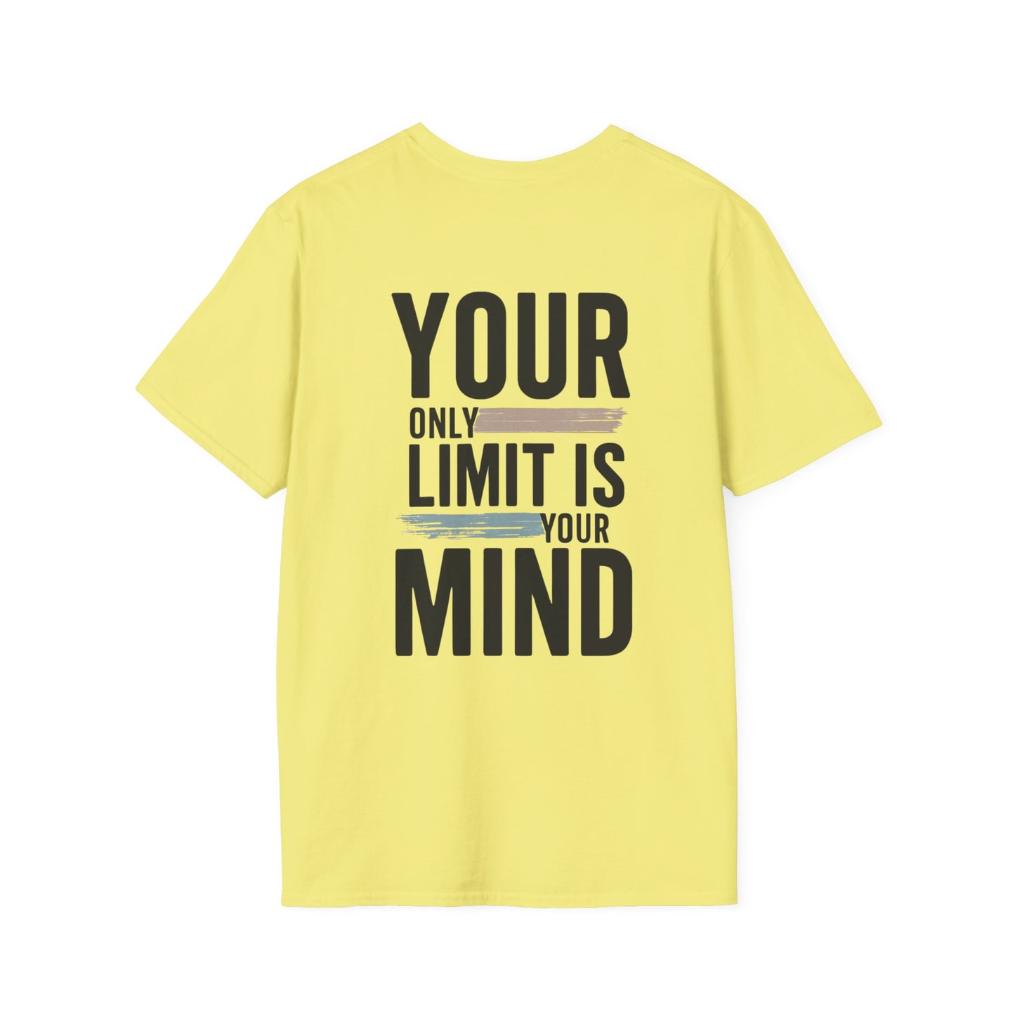 Motivational Unisex Softstyle T-Shirt, Inspirational Tee, Positive Quote Shirt, Mindful Clothing, Graphic Tee for Men and Women