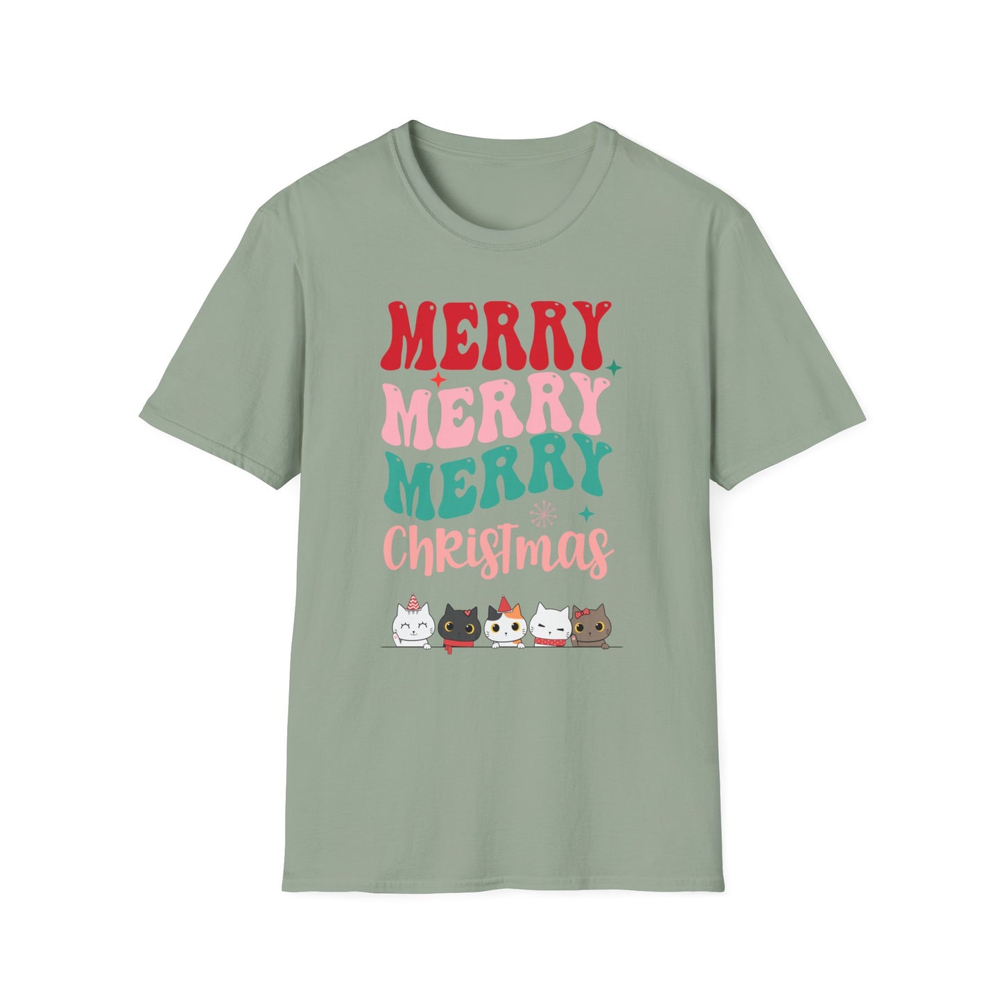 Groovy Christmas Shirt for Cat Lover gifts for Cat Lady T-shirt for Christmas Tshirt gifts for Cat Mom T-shirts for Christmas gift for Women