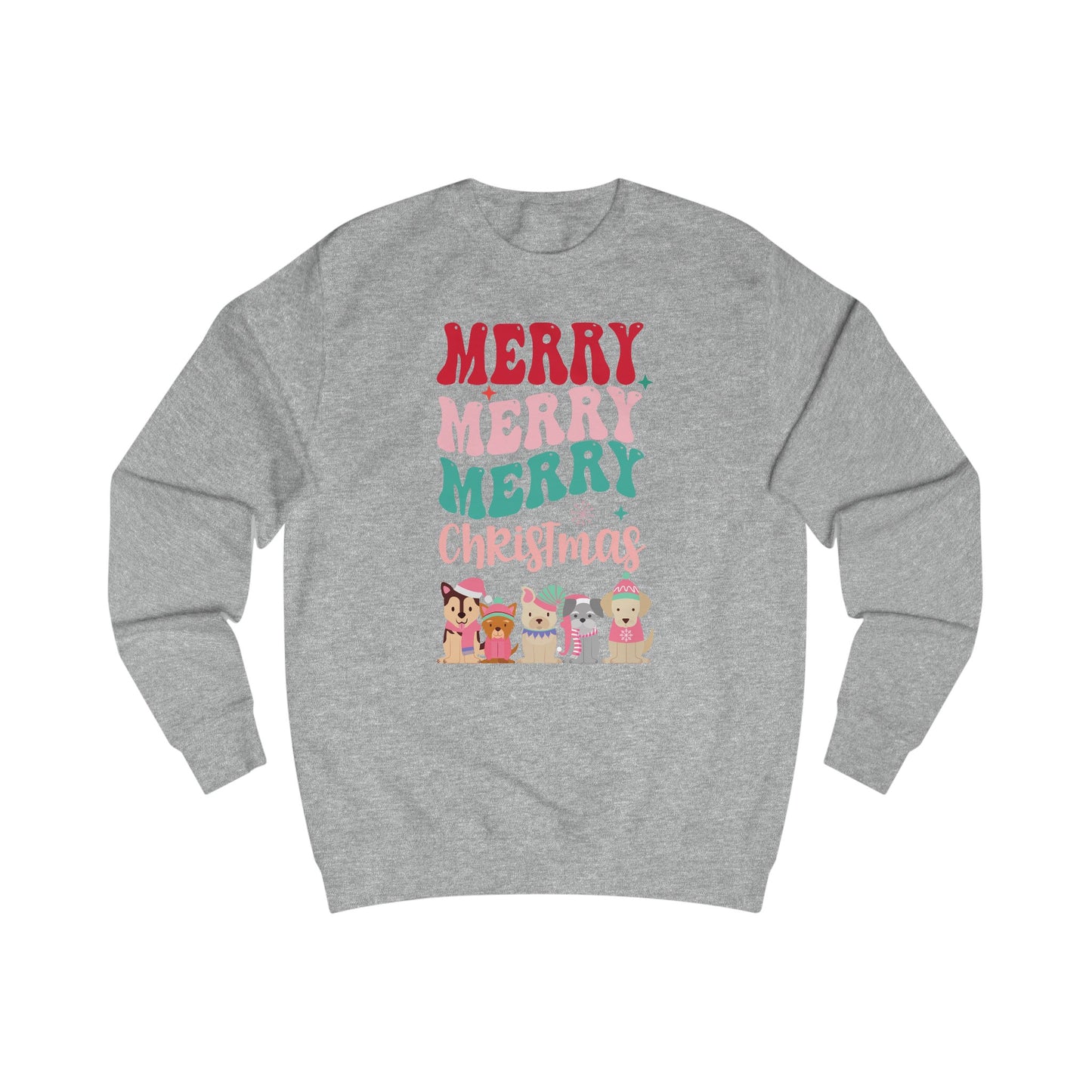 Christmas Dogs Sweater Dogs Sweatshirt for Dog Mom gift for Christmas present for Dog Lady Groovy Puppy Sweatshirts for Her