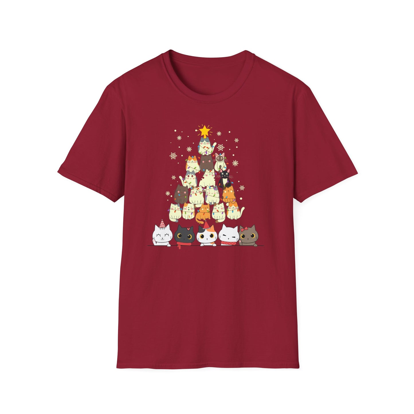 Christmas T Shirt for Kitty Mom gifts for Cat Moms T-shirts for Christmas Tee Shirt for Cat Lover gifts for Her gift for Women's Christmas