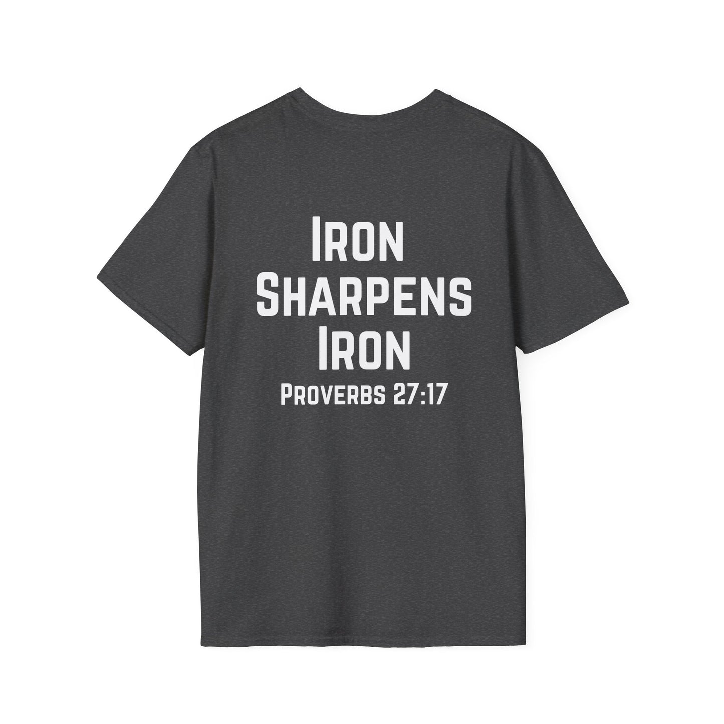 Christian Workout T-Shirt, Inspirational Bible Verse Fitness Tee, Religious Gym Apparel, Unisex Softstyle Shirt, Christian Athlete Clothing