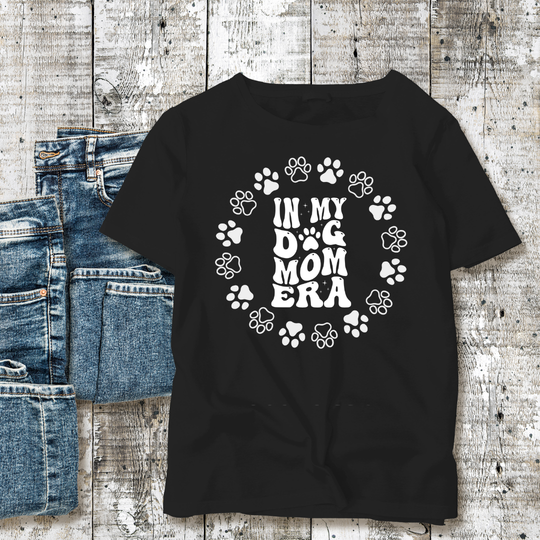 Groovy Dog Shirt In my Dog Mom Era T-shirts for Dog Lovers gifts for Dog Momma T Shirts for Her Cute Dog Mommy T-shirts for Women gifts
