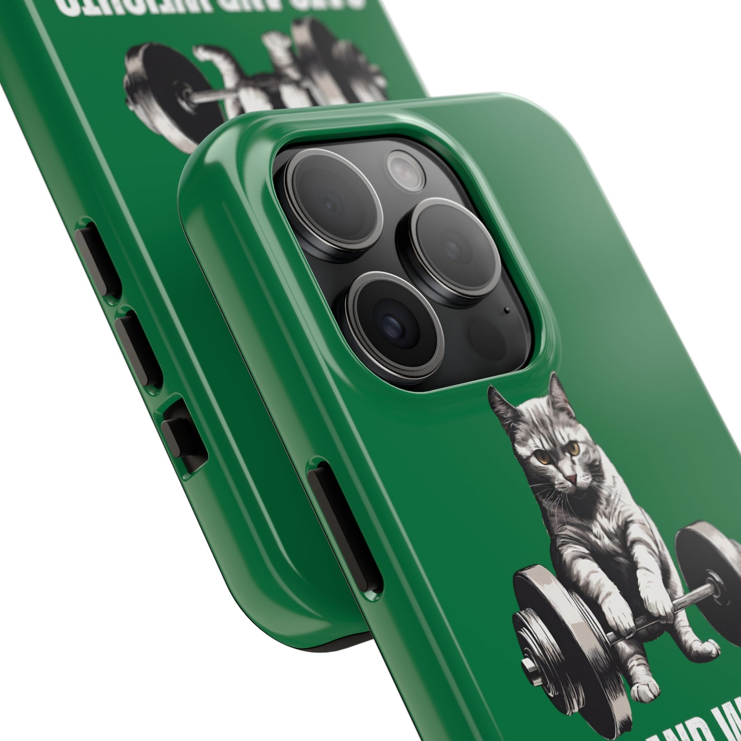 CATS & Weights iPhone case for Gym Lover gift for Cat Lover gifts for Fitness Lover Funny Cat Phone case Workout case