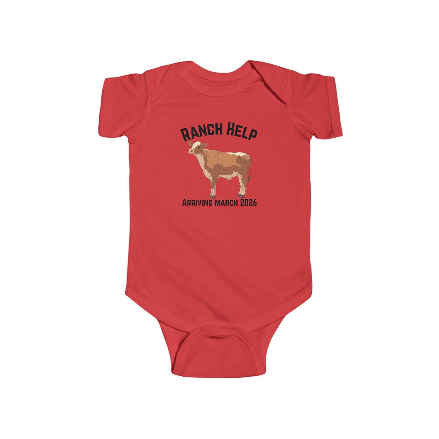 Baby Cow Bodysuit’s , Personalized Cow Bodysuit, Ranch Help, Cute Cow Gift, Rancher Baby Outfit, Custom Infant Romper
