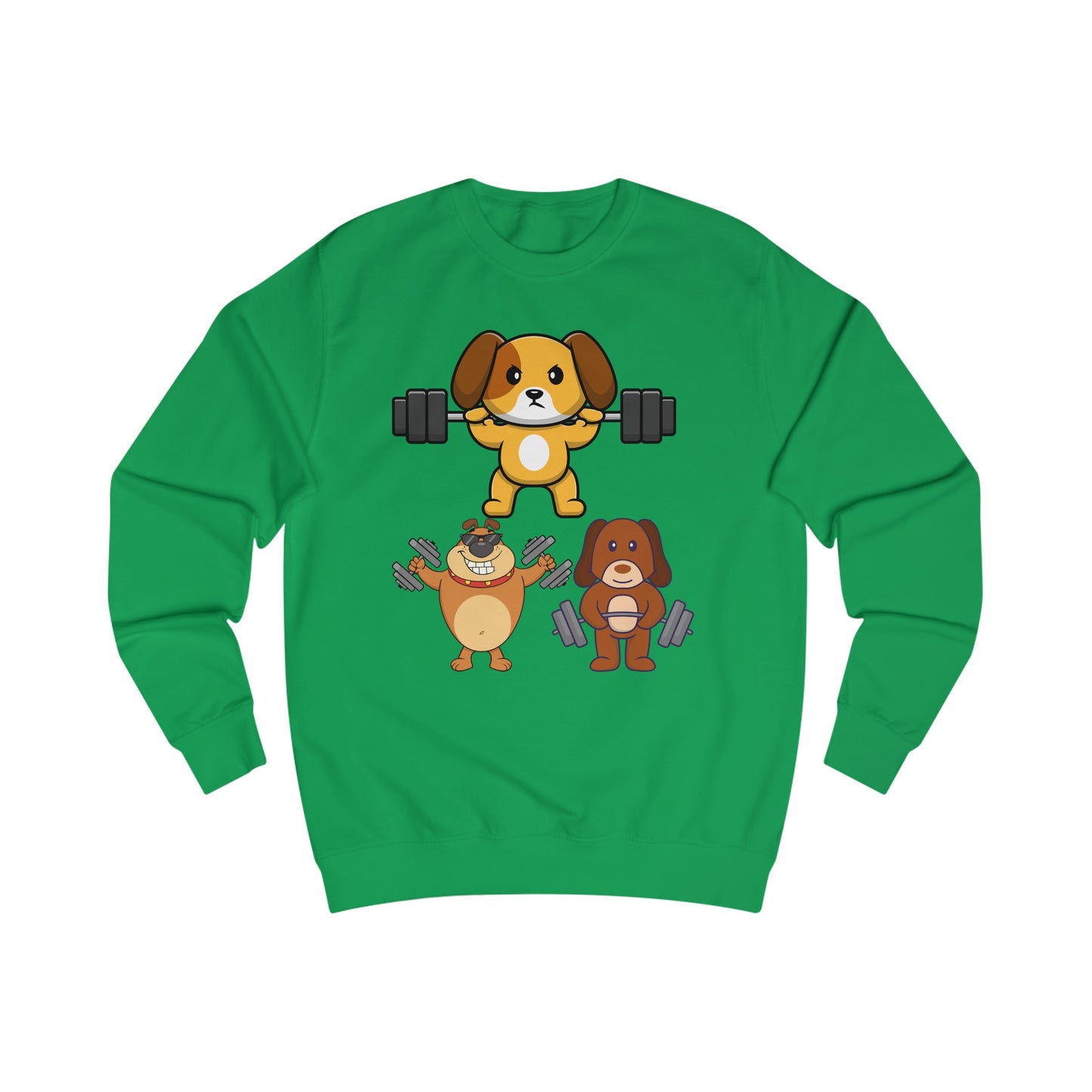 Funny Dog SweatShirt Dog Working out Sweater Dog Lover Gift for Gym Lover Soft Pull Over Dogs Weightlifting Dog Lifting Weights
