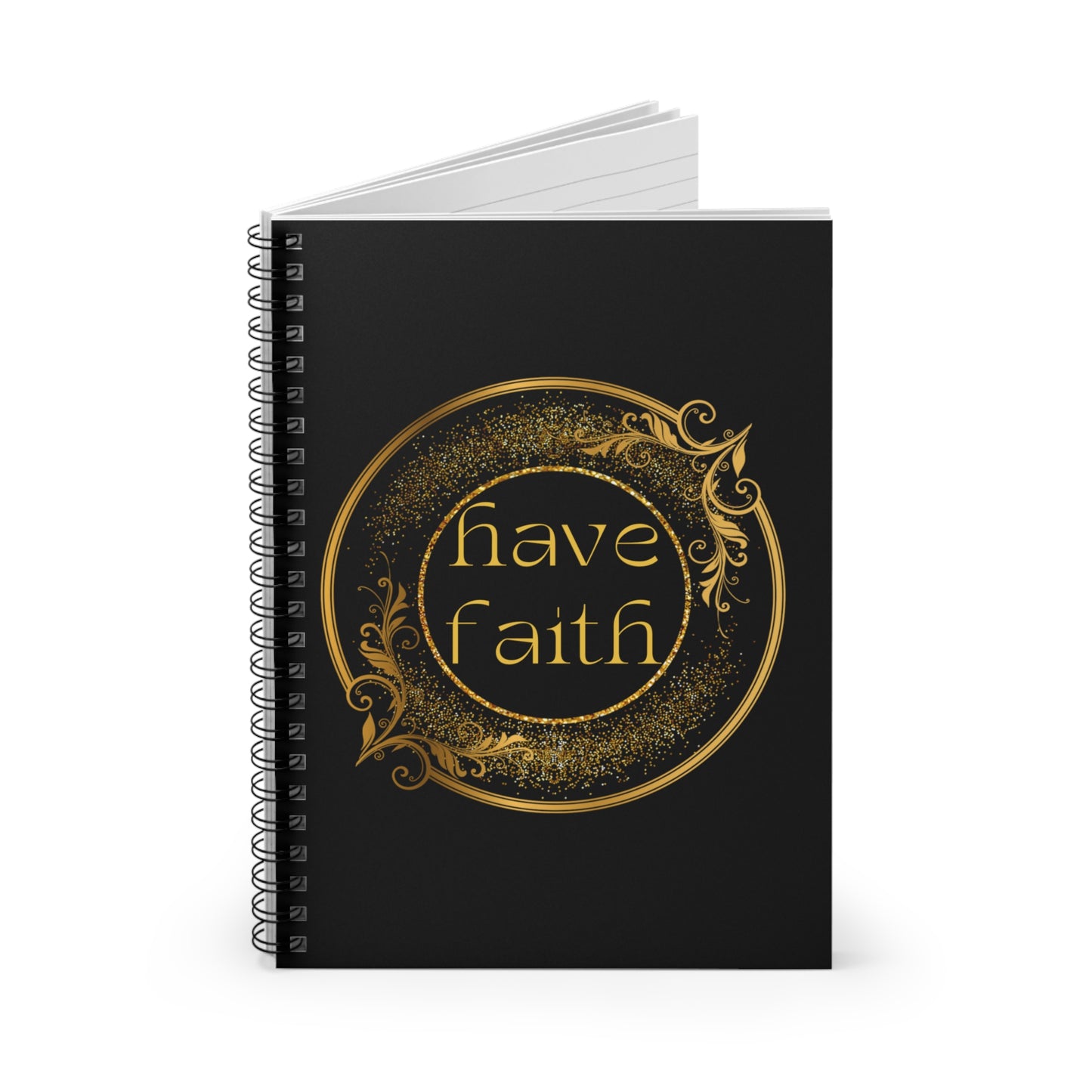 Have Faith Spiritual Christian Gift Idea! Prayer Journal Pray Spiral Notebook - Ruled Line