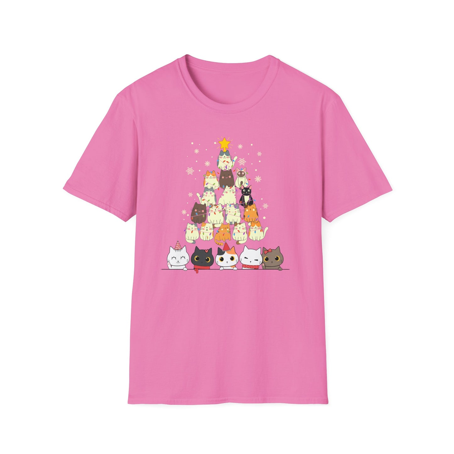Christmas T Shirt for Kitty Mom gifts for Cat Moms T-shirts for Christmas Tee Shirt for Cat Lover gifts for Her gift for Women's Christmas