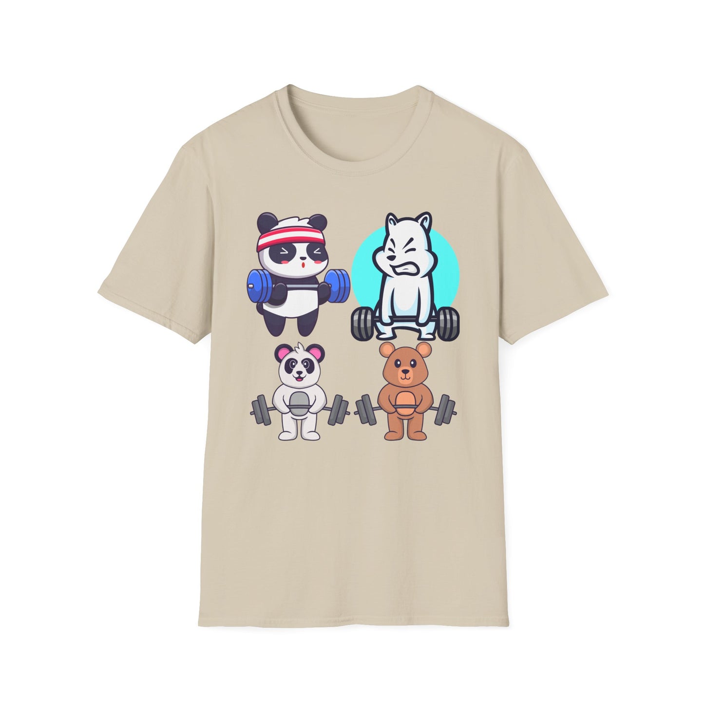 Funny Workout T-shirt for Panda Lover gift for GYM Lover Shirt Funny Bear Working out Tee for Bear Lover Fitness Lover T shirt