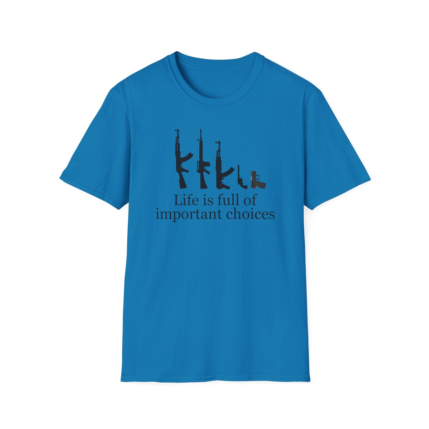 Gun T Shirt Life is Full of Important Choices T-shirt for 2024 Election T Shirt Hunting Shirt for Hunter gift for Gun Lovers Shooting Range