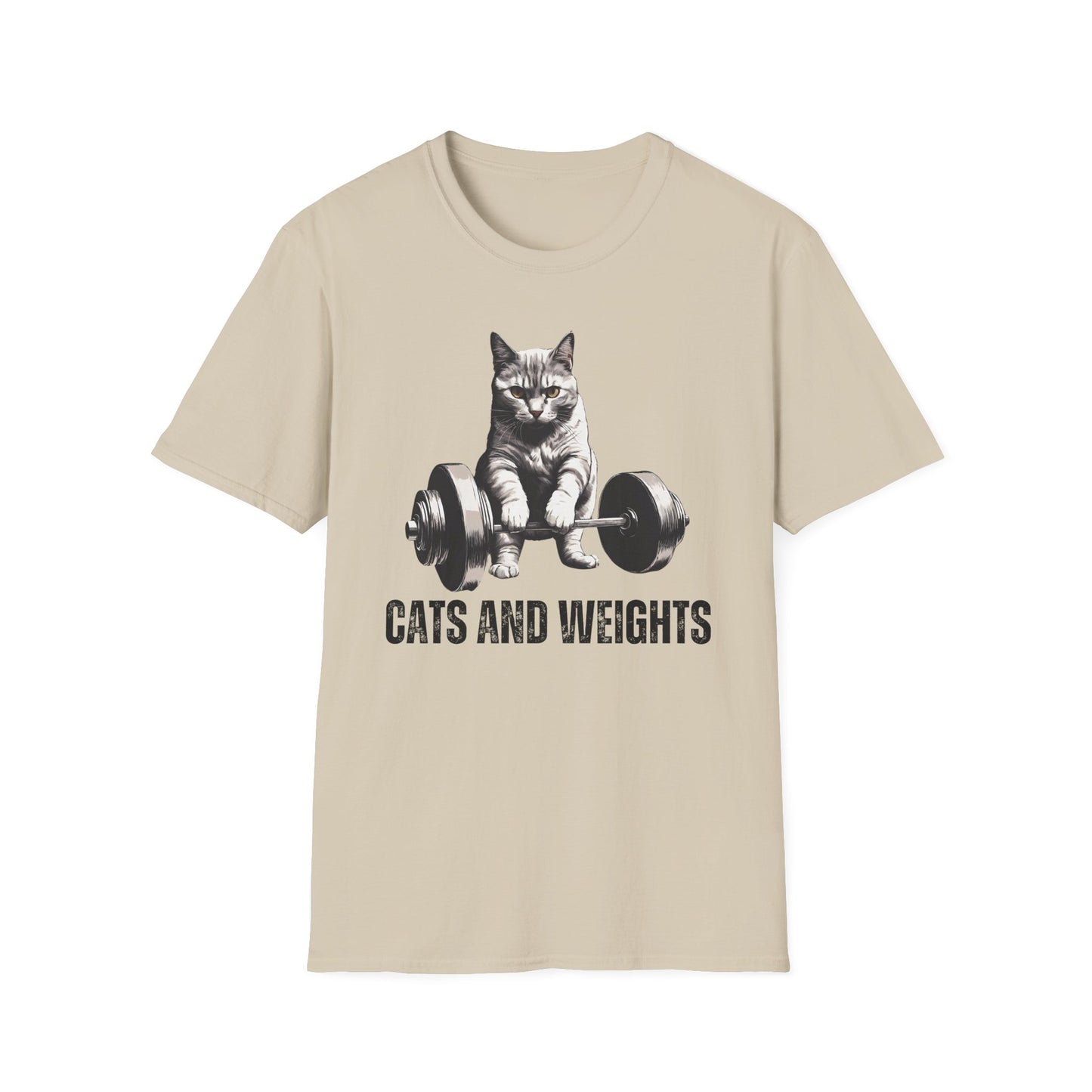 Cat Deadlifting T-Shirt for Cat Lover gift for Powerlifter gift Powerlifting Cat Shirt Funny Weightlifting CAT T Shirt