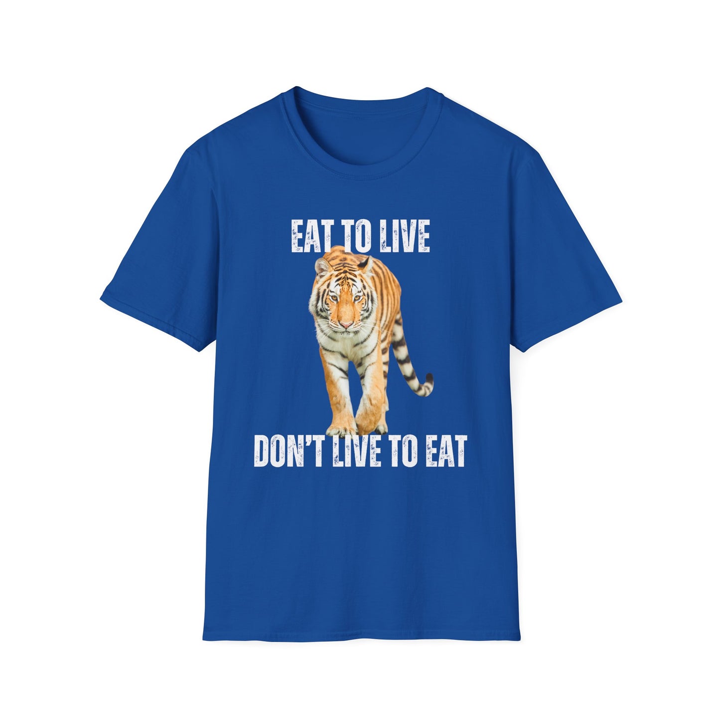 Tiger Carnivore Shirts Healthy Diet Shirt Eat to Live Don't Live to Eat Cool Panther T-shirt for Carnivore gift for Friends