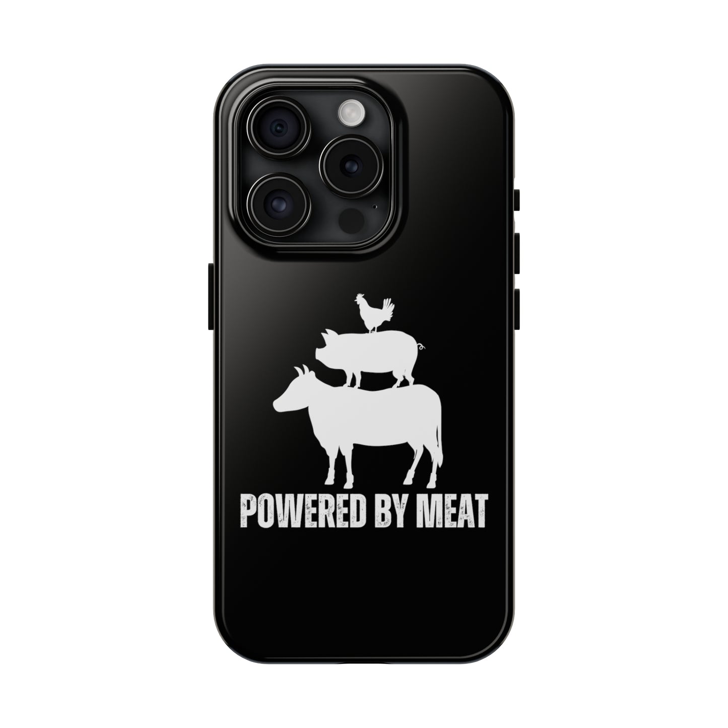 Carnivore Phone Case Powered By Meat Funny Phone case for Carnivore gift for Lion Lover gift for him or her