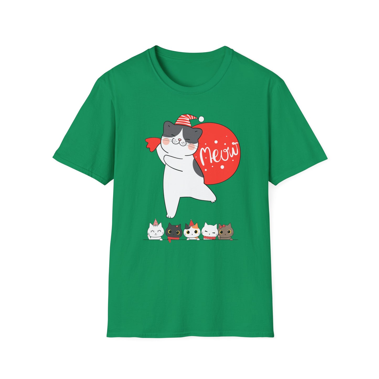 Cute Kitten Shirt for Christmas cat Presents for Cat Mom gifts for Christmas present for Cat Lover T-shirt Adorable Cats T Shirts Meow