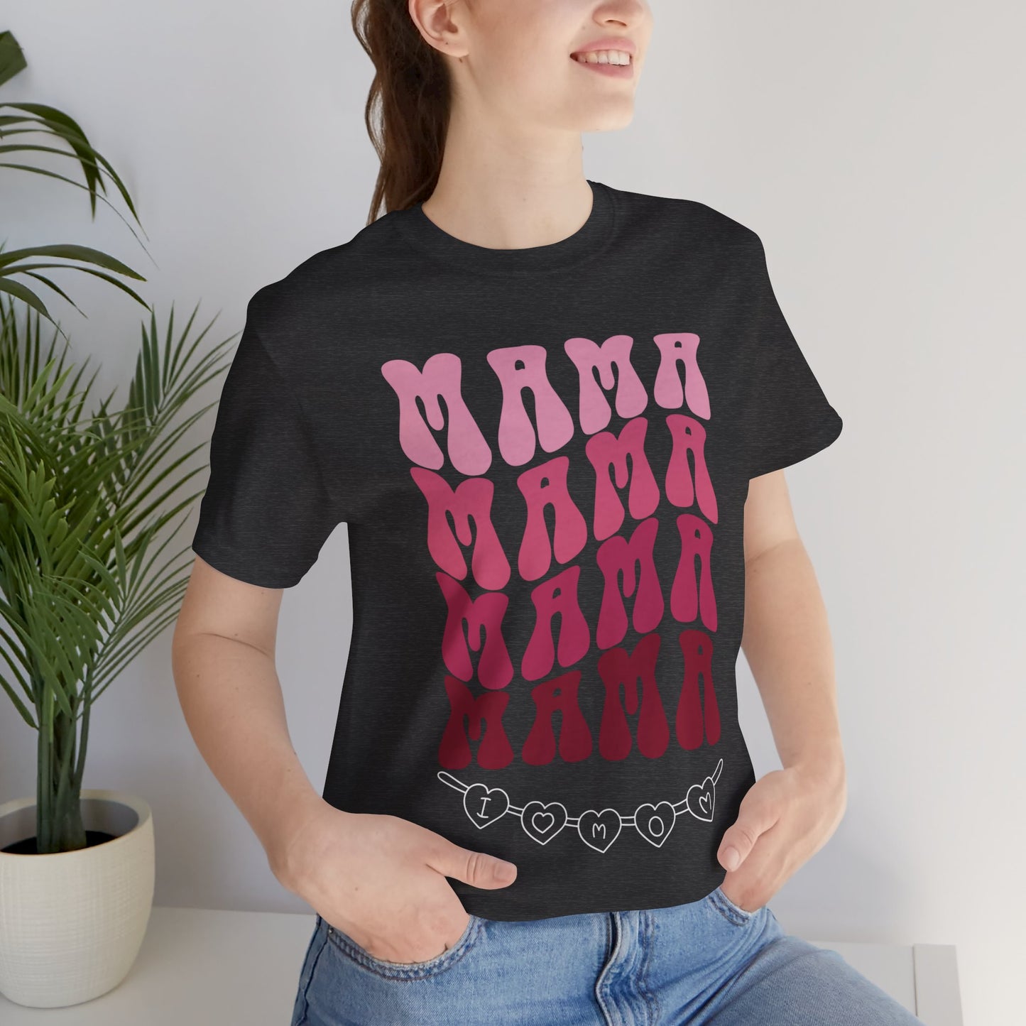 MAMA T Shirt Groovy Moms T-shirts for Mom gifts for Mothers Day gift for Her Cute Momma Shirts Mommy T Shirts Mom is the best