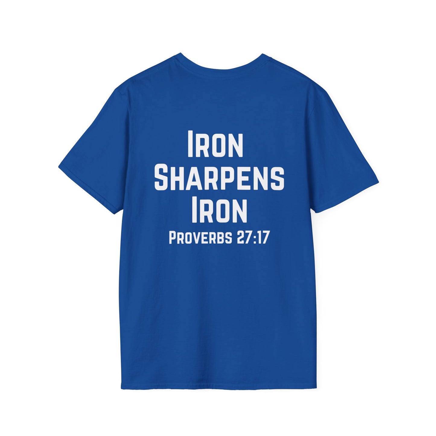 Christian Workout T-Shirt, Inspirational Bible Verse Fitness Tee, Religious Gym Apparel, Unisex Softstyle Shirt, Christian Athlete Clothing