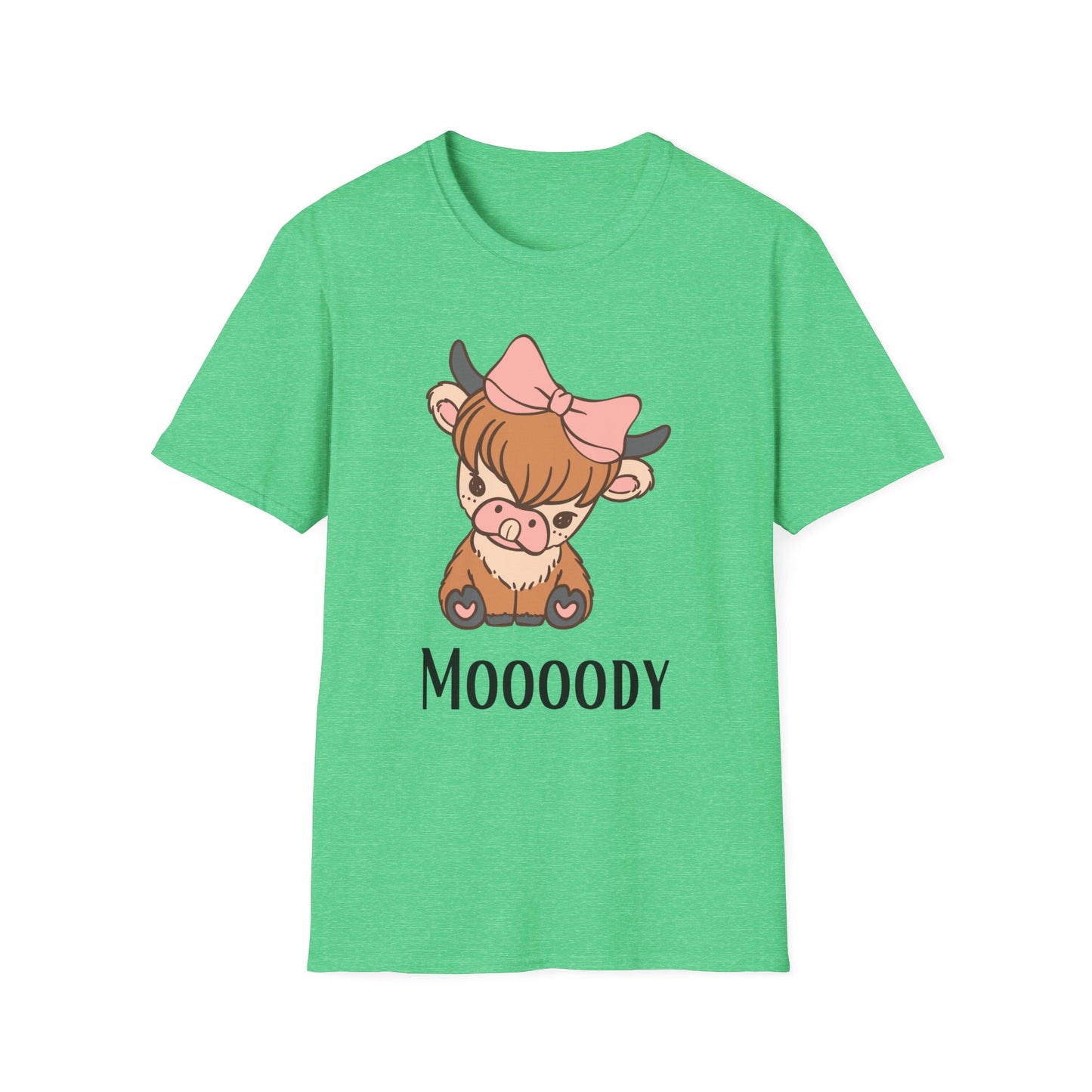 Highland Cow Shirts Cow Theme Shirt for Mom gifts for Farm girl T-shirt Cute Highland Cow T Shirt Funny Cow Head Moody T-shirts for Her gift