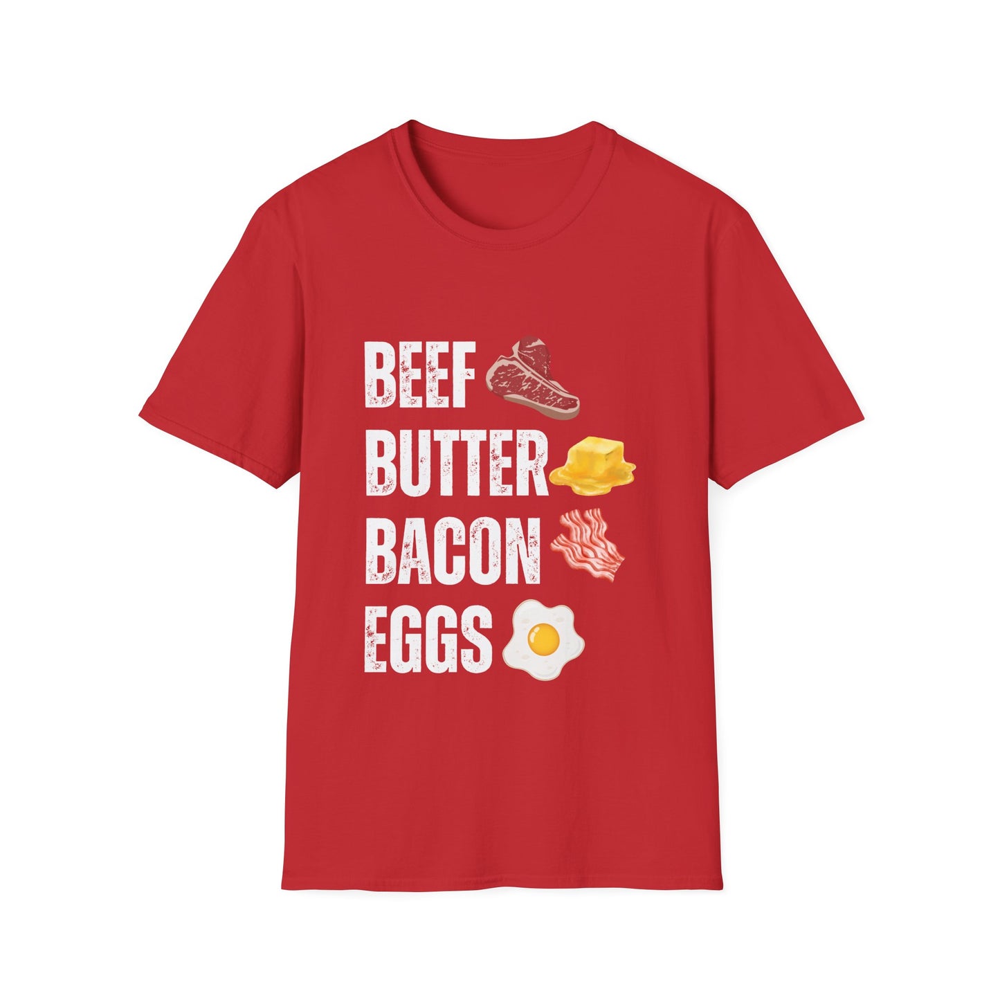 Beef Butter Bacon Eggs T-shirt for Carnivore gift for Meat Lover BBBE T Shirt Meat Shirt Carnivore Diet Tee for Carnivore gifts