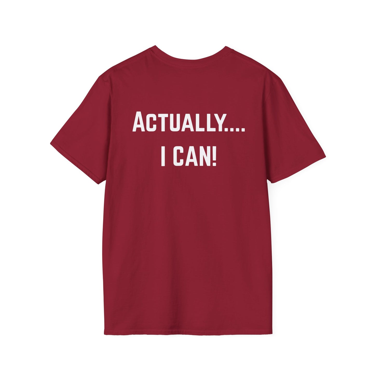 Positive Workout Tee Actually I Can T-shirt Fitness Motivation Gym Clothes for Fitness Lover gift Inspirational Gym Shirt Activewear Top
