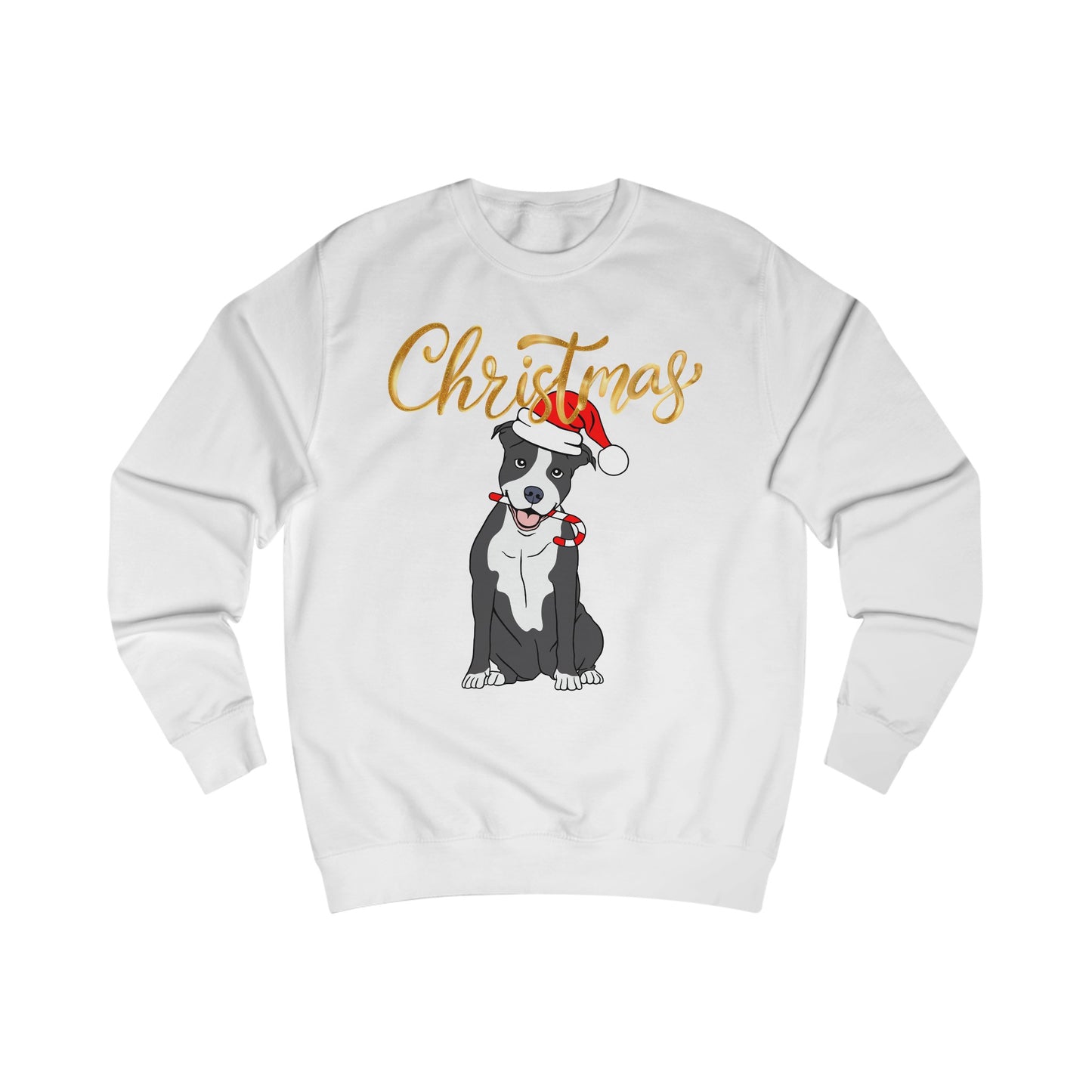 Christmas Sweatshirt for Pit Bull Lover gift for Pit Bull Mom gifts for Women's Sweatshirts for Christmas Cute Puppy Sweatshirt for Christmas gifts